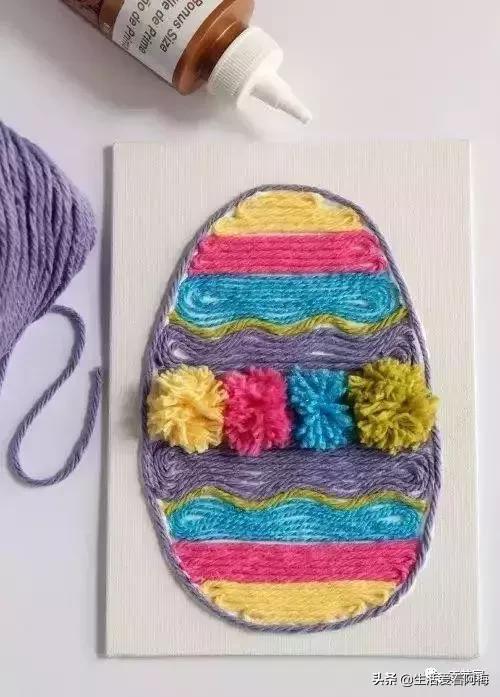 适合小孩的毛线手工，毛线小手工合集