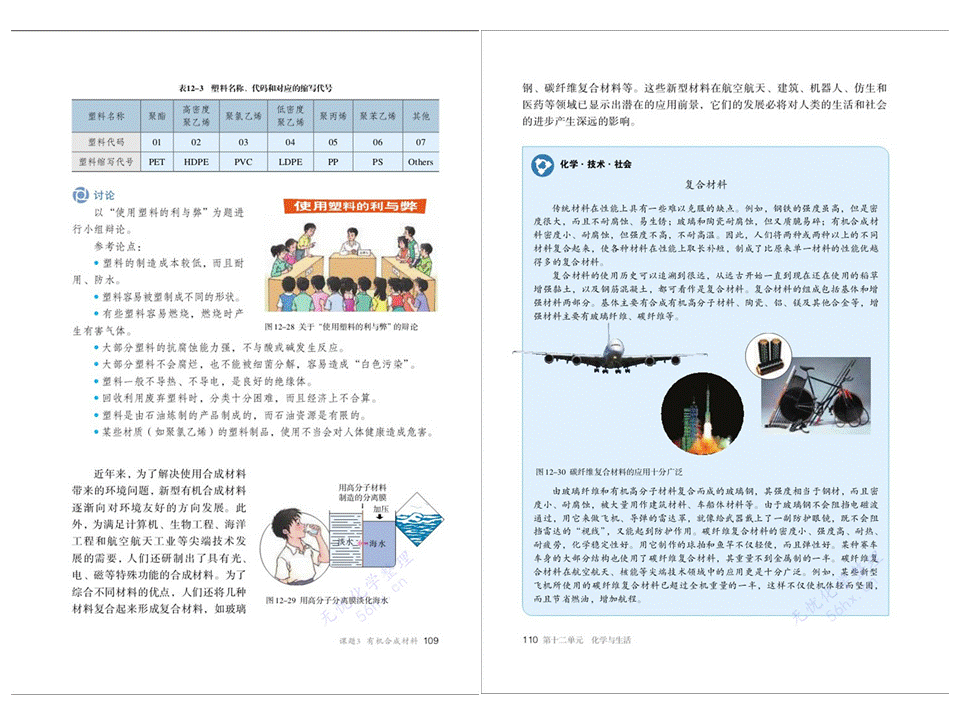 九年级化学下册电子书，九年级化学下册课本人教版电子版（人教版初中九年级下册）