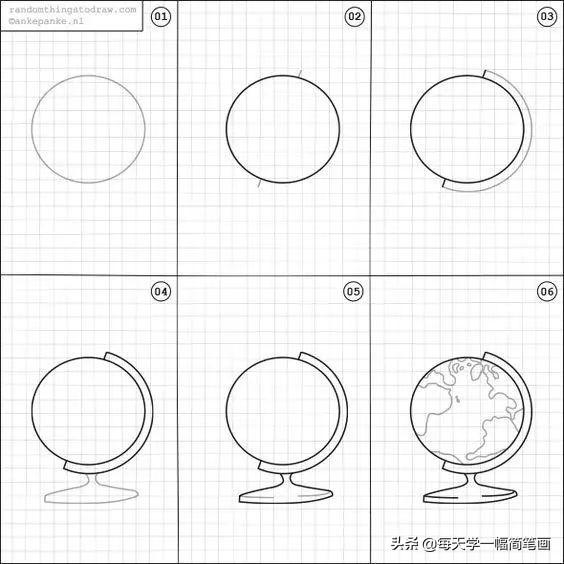 一张简单又漂亮的画，漂亮又简单的简笔画教程（简单又好看的线条画#一支笔画出你的世界）