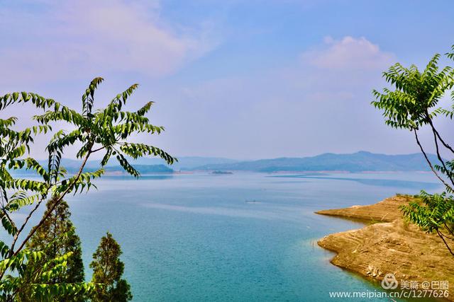 李庄黄河大堤风景区，黄河边青山绿水