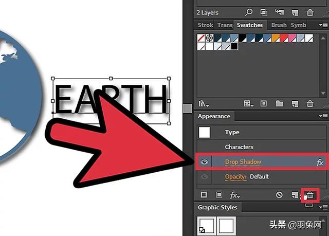 ai怎么把图形添加投影，Illustrator