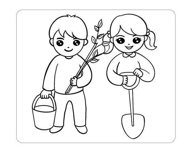 植树节手抄报简单好看，植树节的手抄报怎样画简单