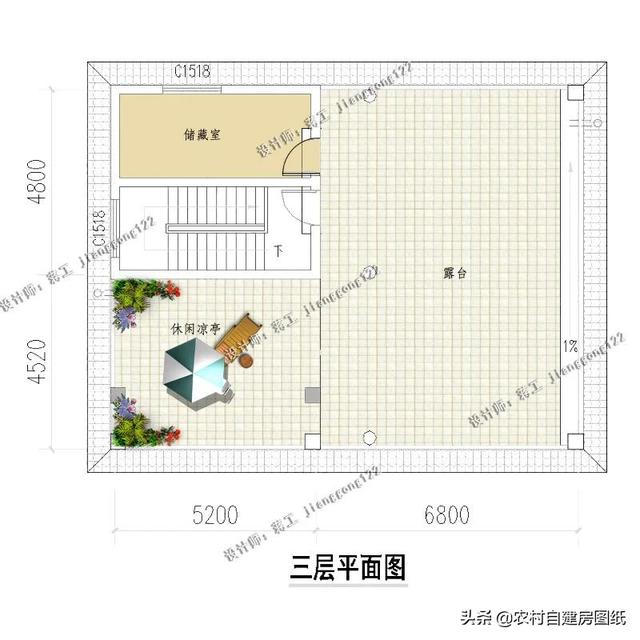 经典别墅设计图纸与效果图大全，拿图纸和建房效果给家人看