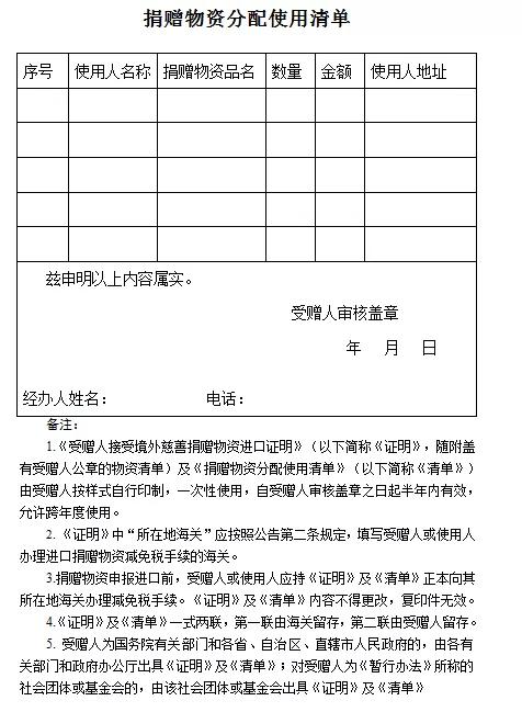 跨国捐赠流程，省慈善总会发布海外捐赠流程和清关协办公司名单