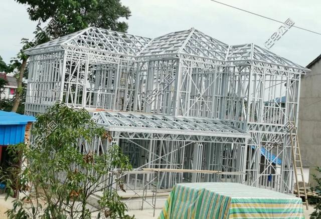 农村轻钢别墅的优点，安徽52万建轻钢房