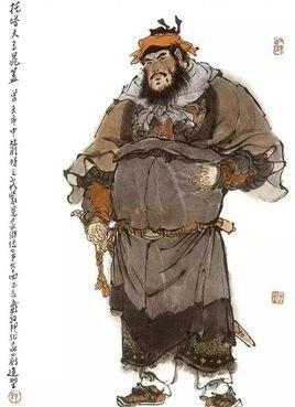 水浒传托塔天王晁盖之死，水浒人物谱托塔天王晁盖