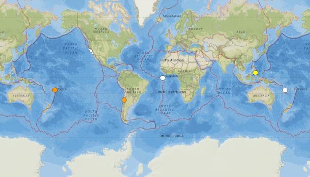 近五年来6级以上的地震，汇总今年以来全球已发生的超过6级的地震