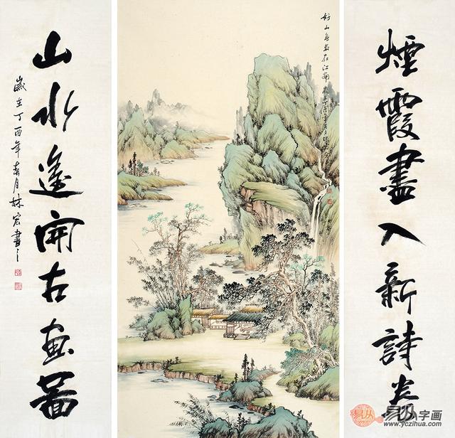 王天胜国画精品欣赏，现代工笔画院院长王天胜作品