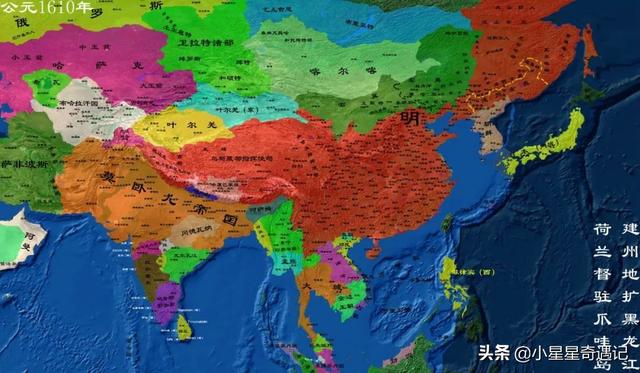 明朝版图全图超清版大图，全方位展示明朝疆土变化地图