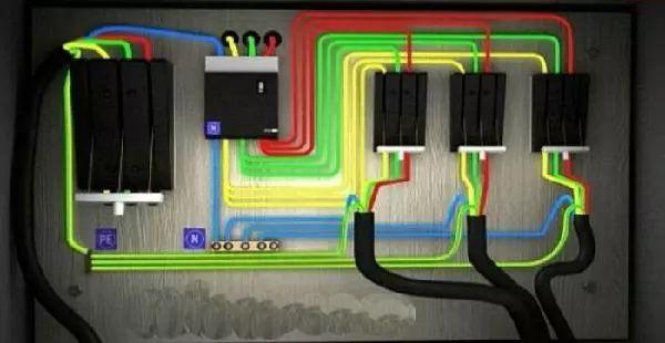 三相电线颜色是黄色还是红色，红黄绿各色电线有不同的含义
