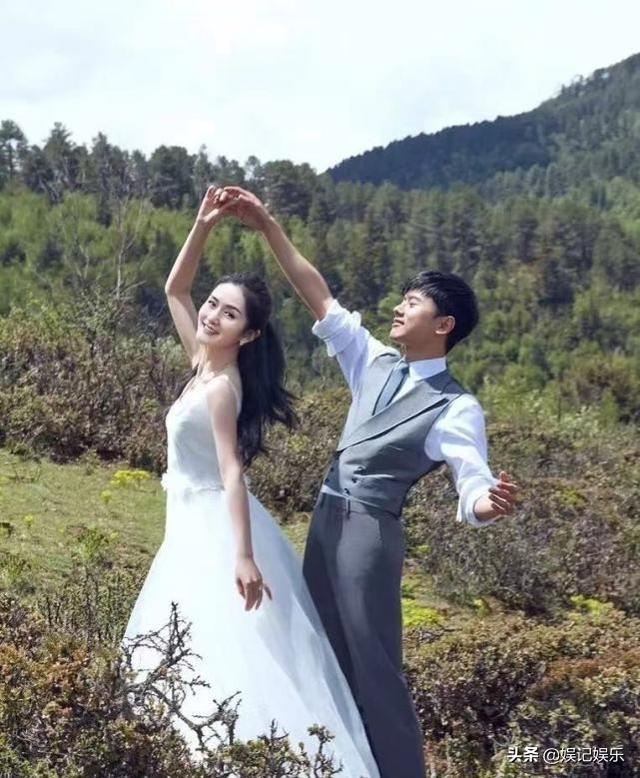 张杰谢娜婚纱照，张杰和谢娜结婚时的样子（女方皮肤松弛面容憔悴）