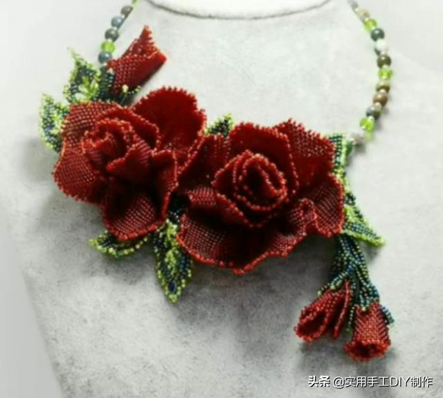 40款时尚的串珠项链，圆珠串珠项链教程大全