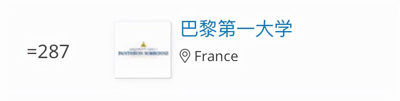 巴黎大学世界排名，法国巴黎市大学世界排名（北大排36名清华47名）