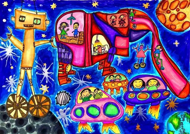 未来的科幻主题绘画简单，科幻画主题系列作品20张