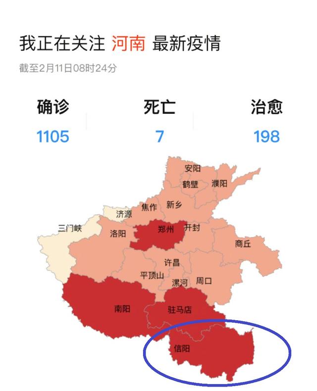 信阳市人口数据，信阳在河南，是否受到了冷落