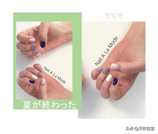 超级显白的基础款美甲，显白显嫩的美甲来一波儿~