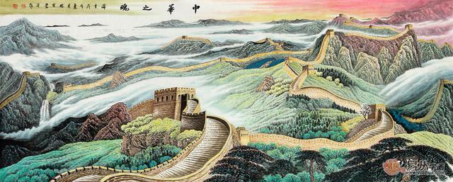 王天胜国画精品欣赏，现代工笔画院院长王天胜作品