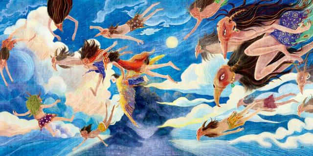 描写山海经的书籍，《山海岁时记》从一年四季的角度给孩子们讲《山海经》
