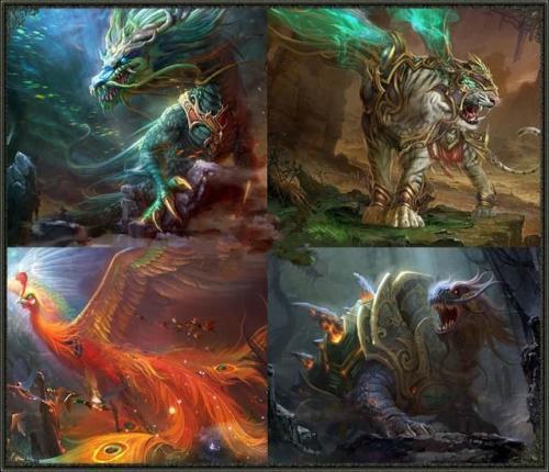 古代四大神兽有哪些，古代四大神兽你知道