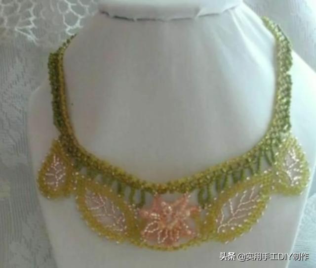 40款时尚的串珠项链，圆珠串珠项链教程大全