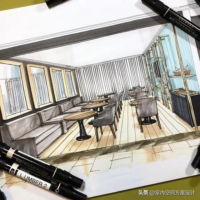 马克笔的六种手绘技法，马克笔用笔技法和上色秘笈