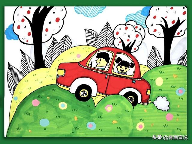 少儿画画图片大全，少儿绘画简单易学儿童画（28张~创意美术儿童范画,很值得初学者收藏）