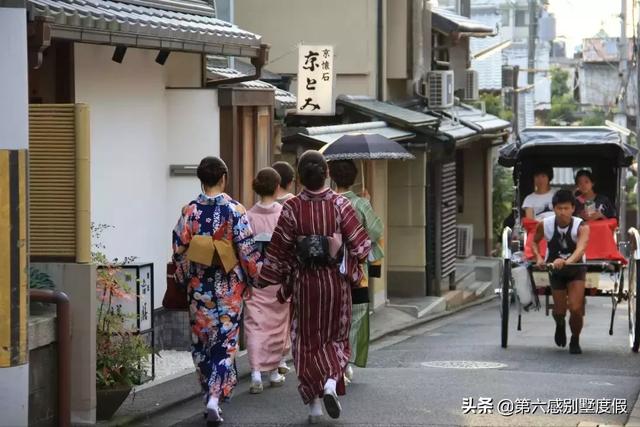 日本适合穿和服的景点，京都清水寺樱花古寺和服御守