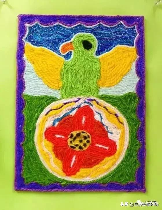 适合小孩的毛线手工，毛线小手工合集