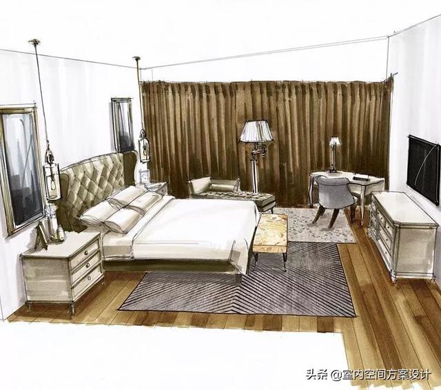 马克笔的六种手绘技法，马克笔用笔技法和上色秘笈