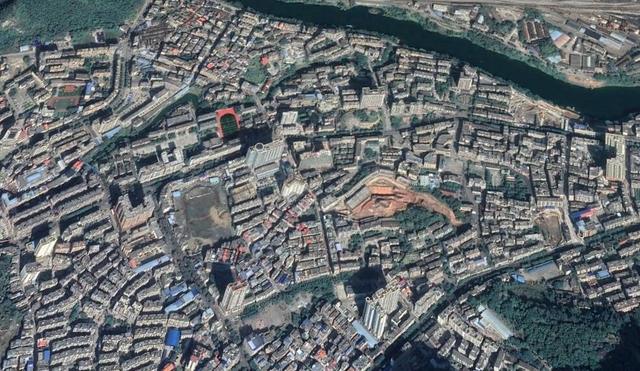 河池市卫星图，卫星上看广西河池