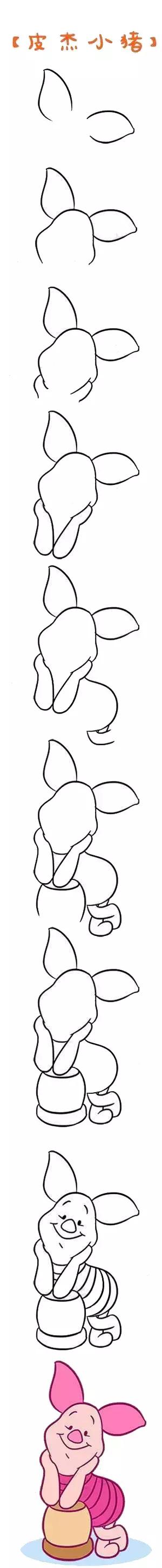 动画人物简笔画，动画人物简笔画漂亮步骤（动画片人物主角简笔画系列教程）