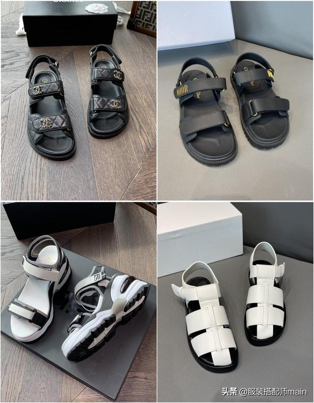 最好穿的粗跟凉鞋推荐，这4双大牌老爹凉鞋看着平平无奇