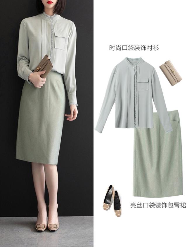 精致时髦的职场穿搭，看看我们的时髦OL是怎么搭配知性通勤风的