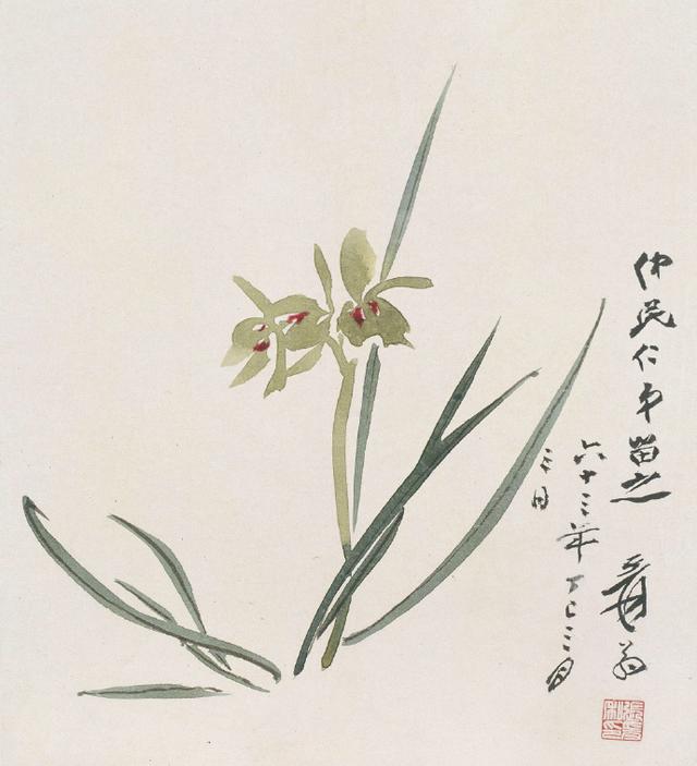 国画芙蓉花图精品欣赏，十大名花十首诗词