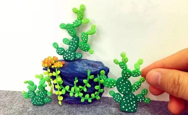 简单的粘土手工，简单创意粘土手工