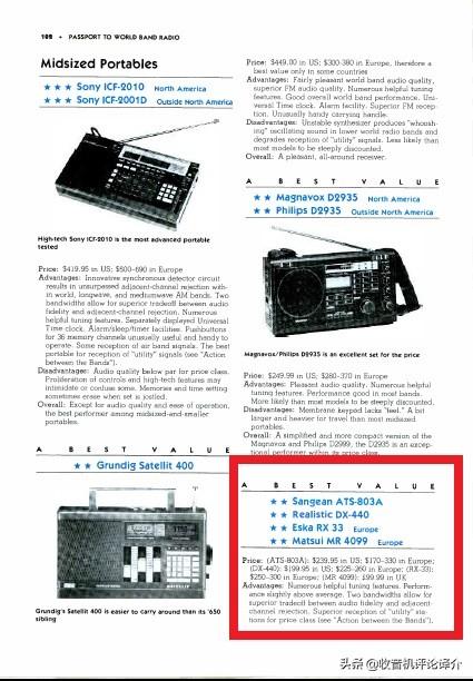 日本音质最好的收音机，原来我国率先打入国际主流市场的收音机品牌是这个啊（日本什么牌子的收音机质量比较好）