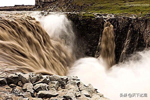 冰岛的地理位置以及邻国，北大西洋中的一个岛国