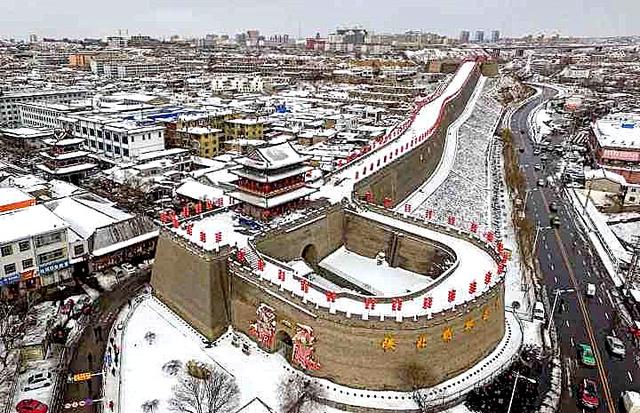 长城的起点和终点地图，长城万里长