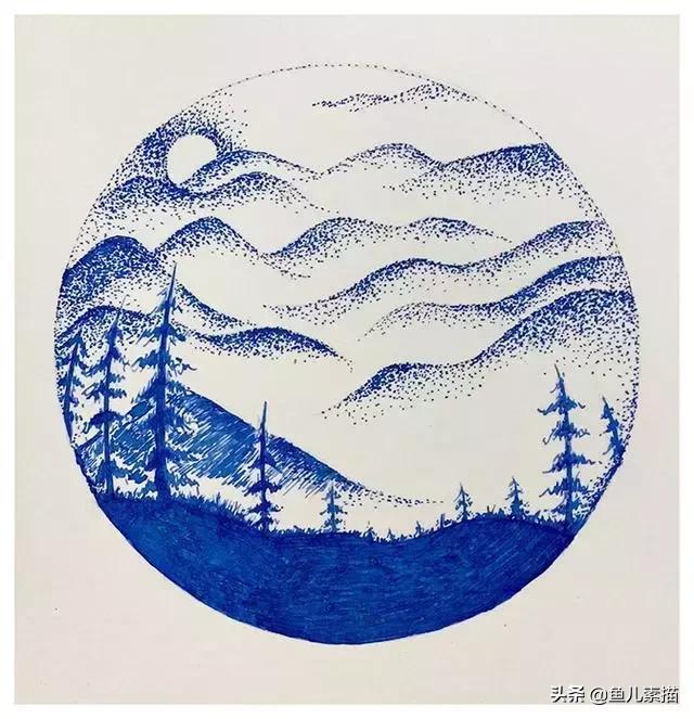 简单入门钢笔画，看就会的超级简单的钢笔画