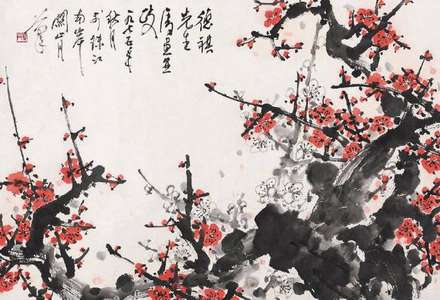 国画芙蓉花图精品欣赏，十大名花十首诗词
