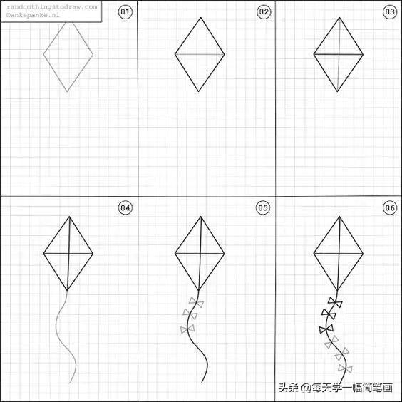 一张简单又漂亮的画，漂亮又简单的简笔画教程（简单又好看的线条画#一支笔画出你的世界）