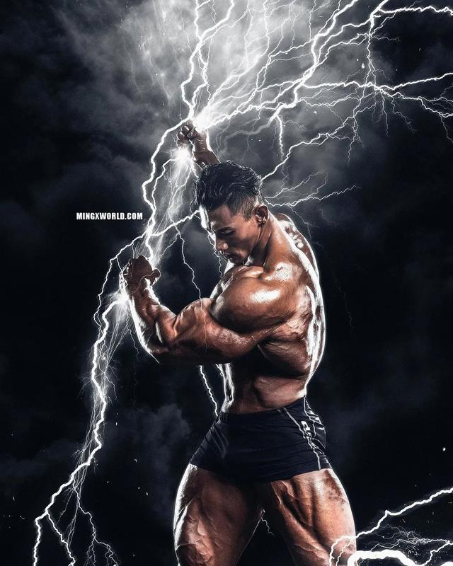 鹿晨辉的健身照，鹿晨辉遇上健身