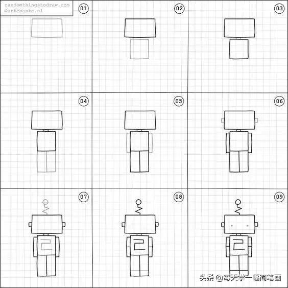 一张简单又漂亮的画，漂亮又简单的简笔画教程（简单又好看的线条画#一支笔画出你的世界）