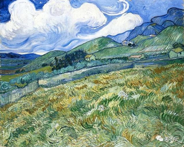 梵高麦田系列作品，文森特
