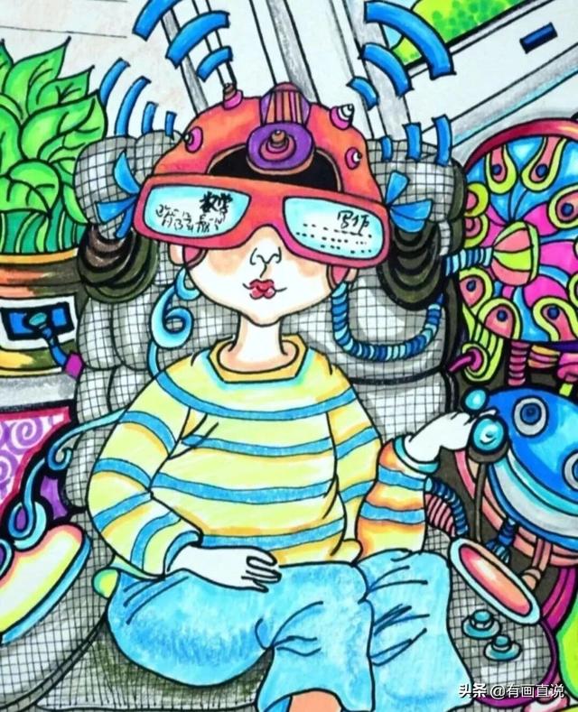 少儿画画图片大全，少儿绘画简单易学儿童画（28张~创意美术儿童范画,很值得初学者收藏）