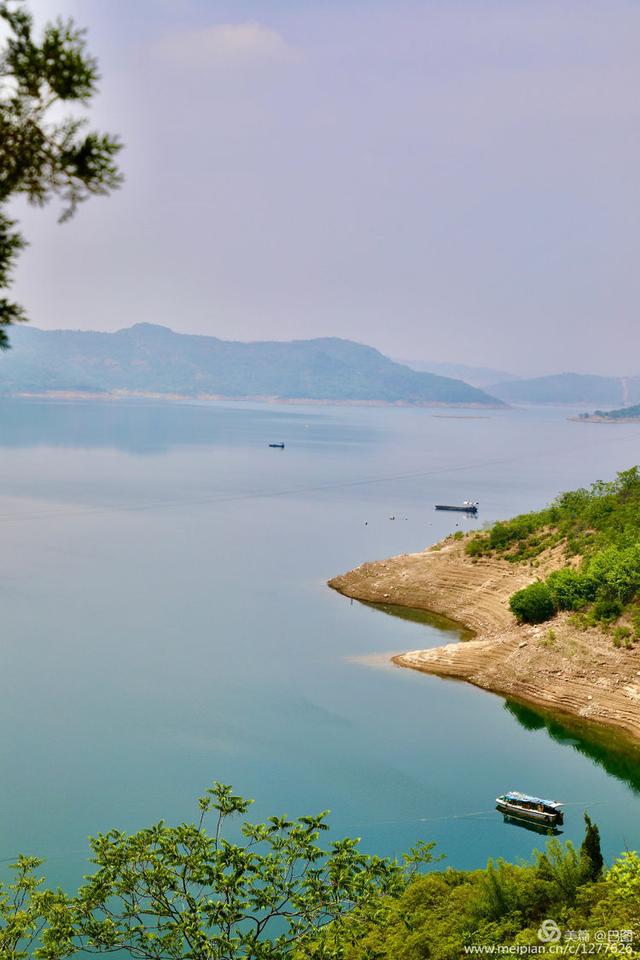 李庄黄河大堤风景区，黄河边青山绿水