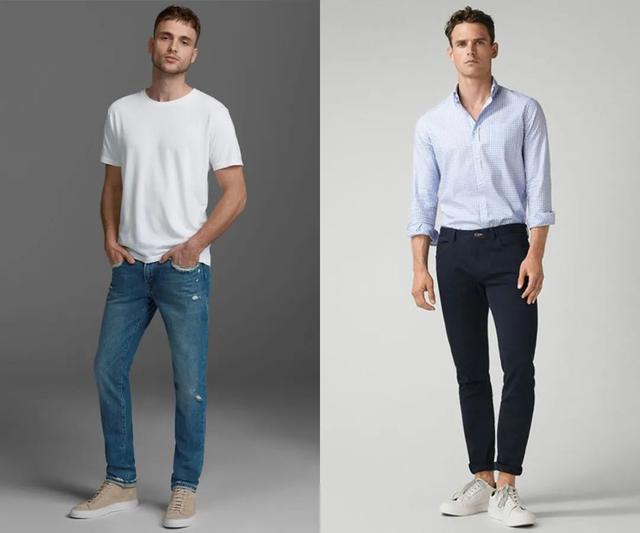 男士牛仔裤基本款，穿牛仔裤避免“太花俏”