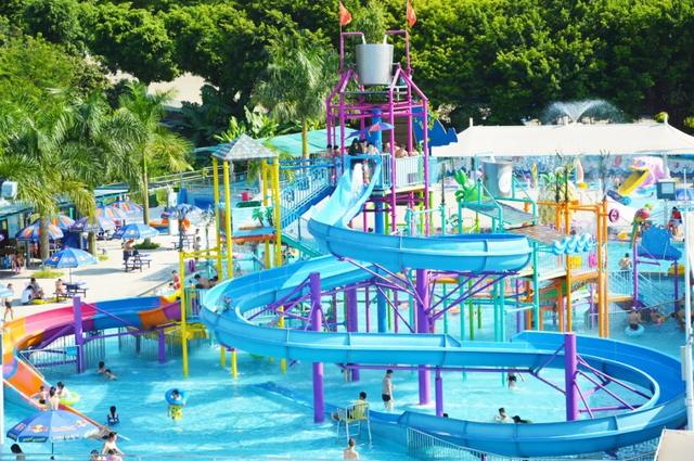 东莞莲花山公园水上乐园，东莞南城水濂山