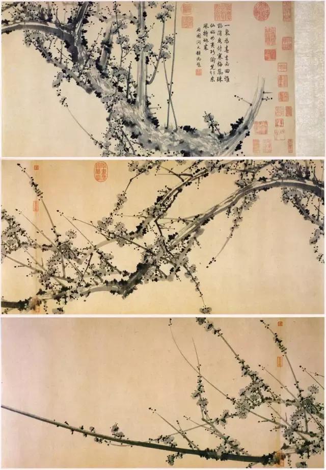 写意梅花100种画法，构图一百例，学完够用了