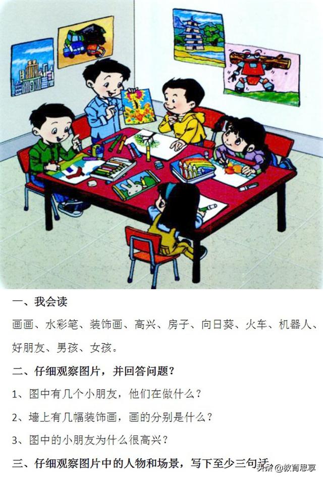 小学生看图作文，适合低年级看图写话的作文